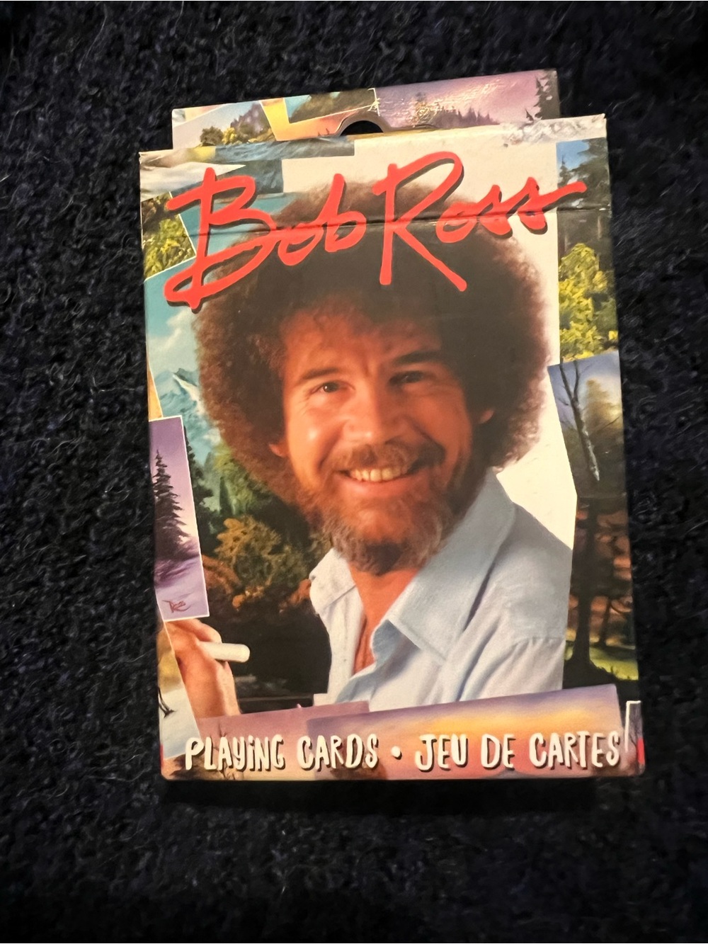 Bob Ross Themed Playing Cards NEW